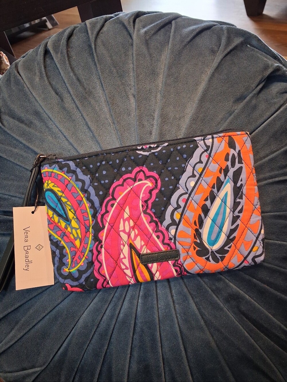 Vera Bradley Paisley Escapade Wristlet New
